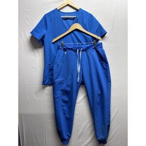 Figs Blue Scrub Set
